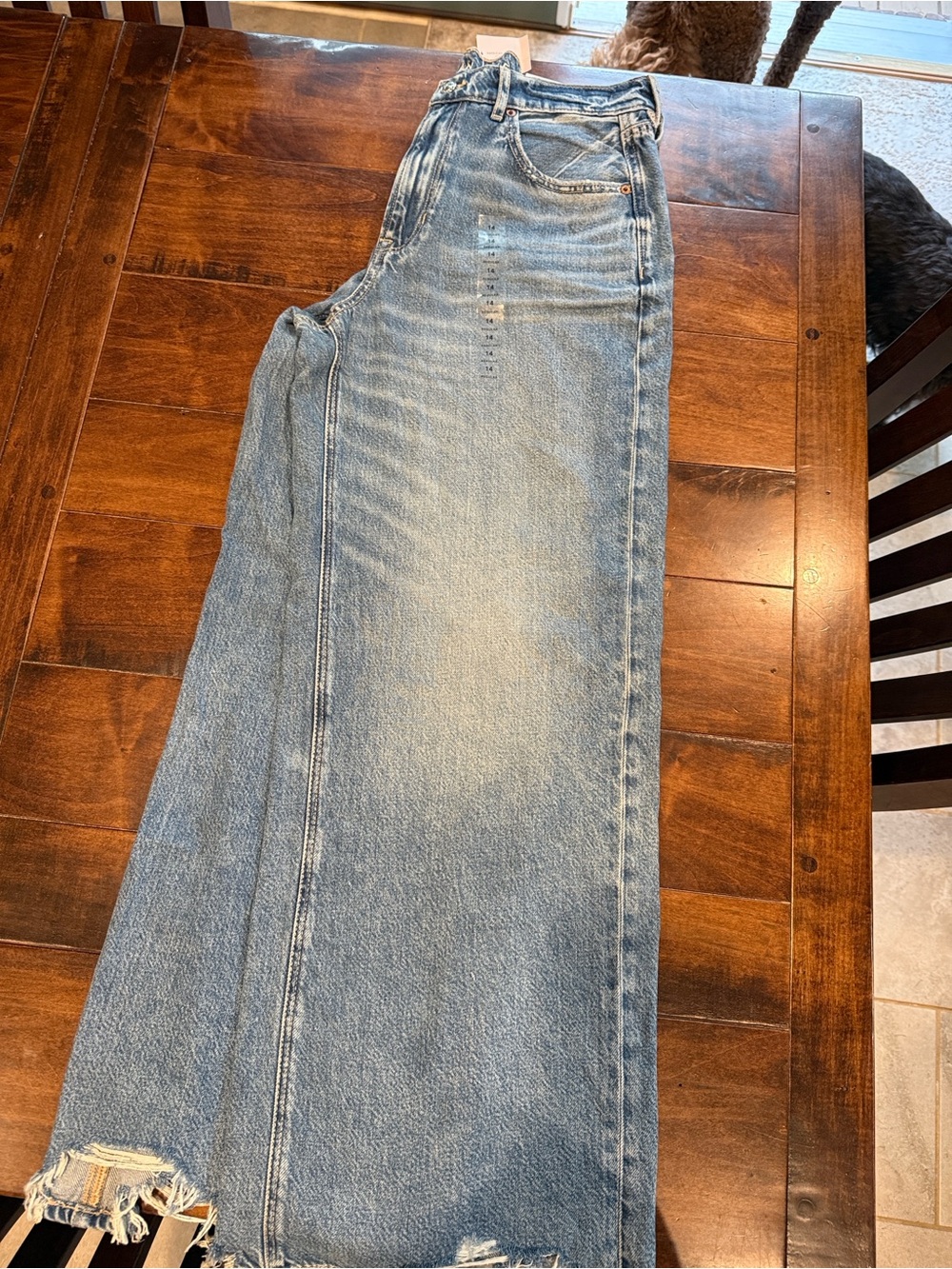 American Eagle Outfitters wide leg relaxedJeans - Picture 3 of 4